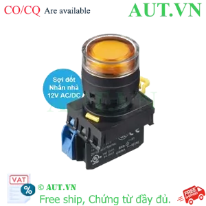 Ảnh của Nút nhấn nhả có đèn IDEC YW1L-MF2E10Q6A 12VAC/DC D22 1NO (Hổ phách)