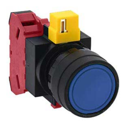 Ảnh của Nút nhấn nhả không đèn IDEC HW1B-M101S-MAU D22 1NC (Xanh)