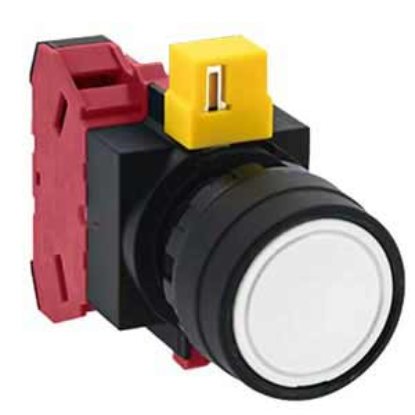 Ảnh của Nút nhấn nhả không đèn IDEC HW1B-M101W-MAU D22 1NC (Trắng)