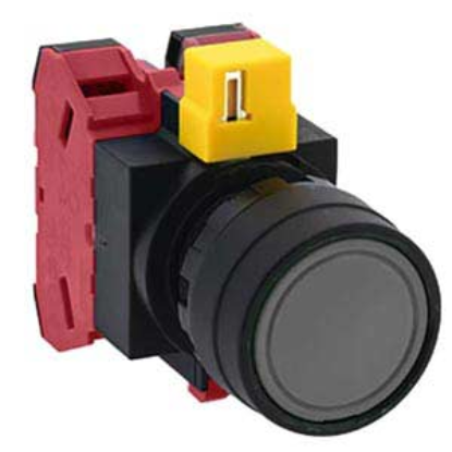 Ảnh của Nút nhấn nhả không đèn IDEC HW1B-M102B-MAU D22 2NC (Đen)