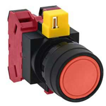 Ảnh của Nút nhấn nhả không đèn IDEC HW1B-M102R-MAU D22 2NC (Đỏ)