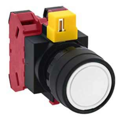 Ảnh của Nút nhấn nhả không đèn IDEC HW1B-M102W D22 2NC (Trắng)