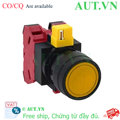 Ảnh của Nút nhấn nhả không đèn IDEC HW1B-M102Y D22 2NC (Vàng)