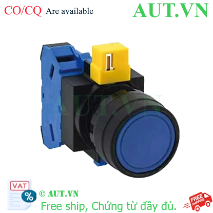 Ảnh của Nút nhấn nhả không đèn IDEC HW1B-M110S D22 1NO (Xanh)