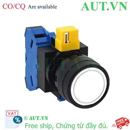 Ảnh của Nút nhấn nhả không đèn IDEC HW1B-M110W D22 1NO (Trắng)