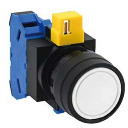 Ảnh của Nút nhấn nhả không đèn IDEC HW1B-M110W-MAU D22 1NO (Trắng)