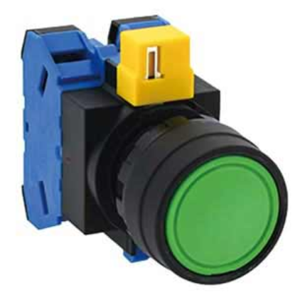 Ảnh của Nút nhấn nhả không đèn IDEC HW1B-M120G-MAU D22 2NO (Xanh)
