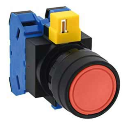 Ảnh của Nút nhấn nhả không đèn IDEC HW1B-M120R-MAU D22 2NO (Đỏ)