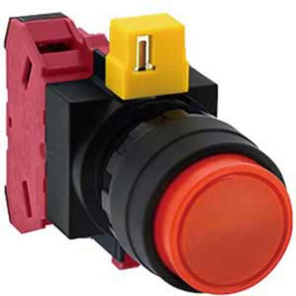 Ảnh của Nút nhấn nhả không đèn IDEC HW1B-M201R-MAU D22 1NC (Đỏ)