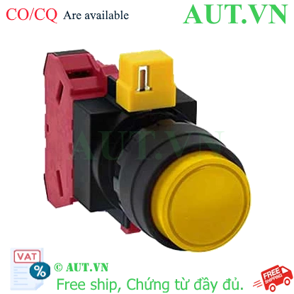 Ảnh của Nút nhấn nhả không đèn IDEC HW1B-M201Y D22 1NC (Vàng)