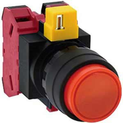 Ảnh của Nút nhấn nhả không đèn IDEC HW1B-M202R-MAU D22 2NC (Đỏ)