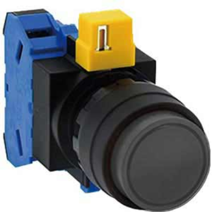 Ảnh của Nút nhấn nhả không đèn IDEC HW1B-M210B-MAU D22 1NO (Đen)