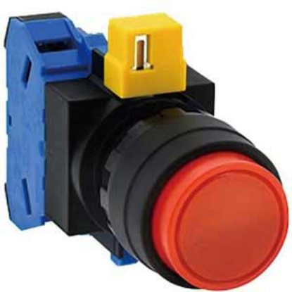 Ảnh của Nút nhấn nhả không đèn IDEC HW1B-M210R D22 1NO (Đỏ)
