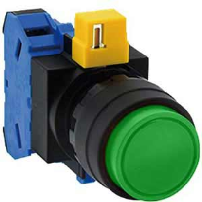 Ảnh của Nút nhấn nhả không đèn IDEC HW1B-M210G D22 1NO (Xanh)
