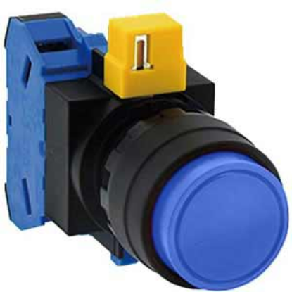 Ảnh của Nút nhấn nhả không đèn IDEC HW1B-M210S D22 1NO (Xanh)