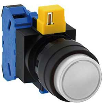 Ảnh của Nút nhấn nhả không đèn IDEC HW1B-M210W-MAU D22 1NO (Trắng)