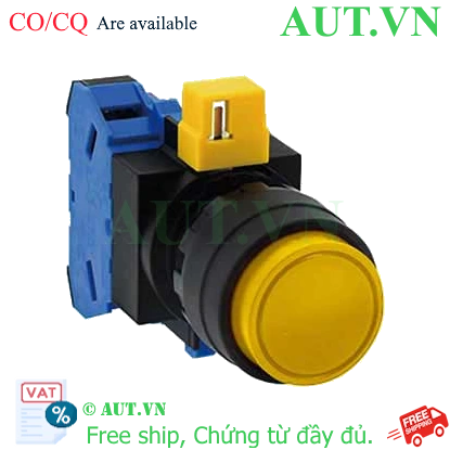 Ảnh của Nút nhấn nhả không đèn IDEC HW1B-M210Y D22 1NO (Vàng)