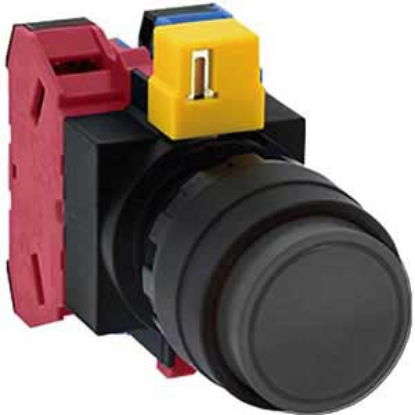 Ảnh của Nút nhấn nhả không đèn IDEC HW1B-M211B-MAU D22 1NO+1NC (Đen)
