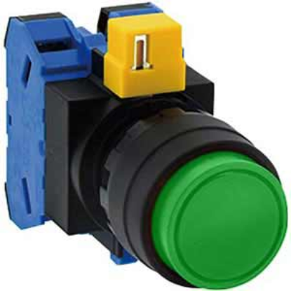 Ảnh của Nút nhấn nhả không đèn IDEC HW1B-M220G D22 2NO (Xanh)