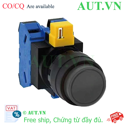 Ảnh của Nút nhấn nhả không đèn IDEC HW1B-M220B D22 2NO (Đen)