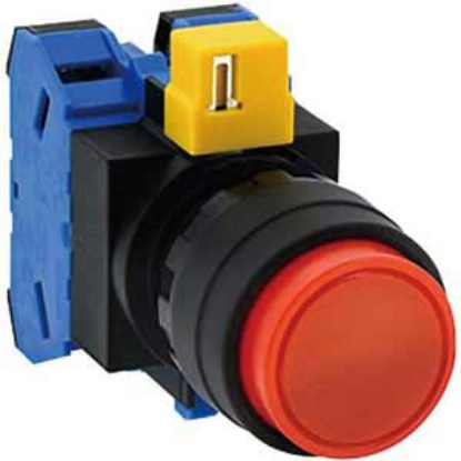 Ảnh của Nút nhấn nhả không đèn IDEC HW1B-M220R-MAU D22 2NO (Đỏ)