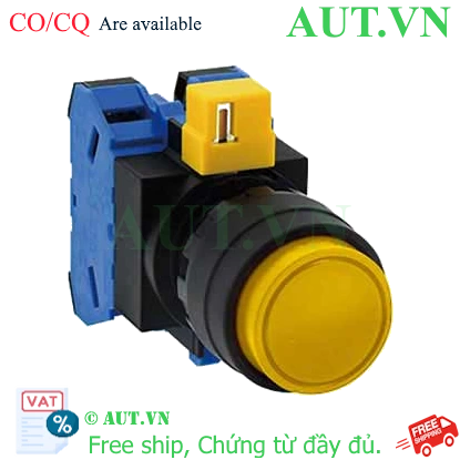 Ảnh của Nút nhấn nhả không đèn IDEC HW1B-M220Y D22 2NO (Vàng)