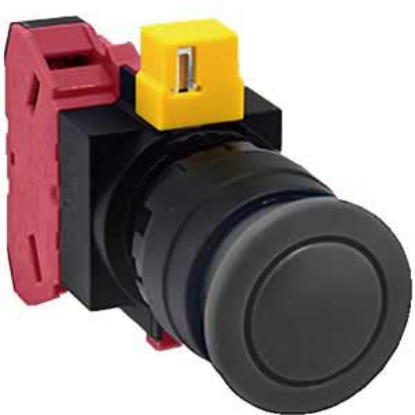 Ảnh của Nút nhấn nhả không đèn IDEC HW1B-M301B D22 1NC (Đen)