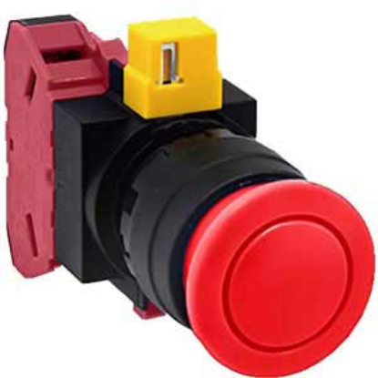 Ảnh của Nút nhấn nhả không đèn IDEC HW1B-M301R D22 1NC (Đỏ)