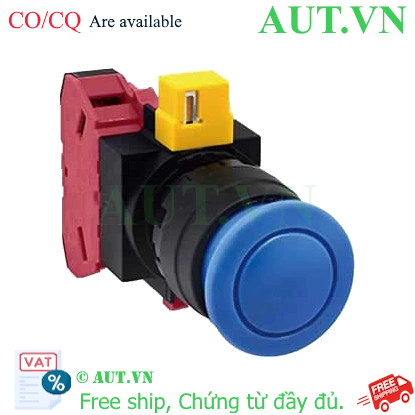Ảnh của Nút nhấn nhả không đèn IDEC HW1B-M301S-MAU D22 1NC (Xanh)
