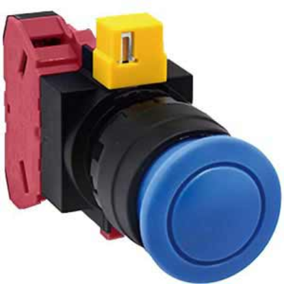 Ảnh của Nút nhấn nhả không đèn IDEC HW1B-M301S-MAU D22 1NC (Xanh)