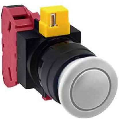 Ảnh của Nút nhấn nhả không đèn IDEC HW1B-M301W D22 1NC (Trắng)