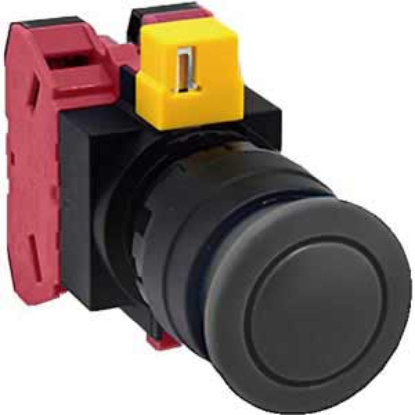 Ảnh của Nút nhấn nhả không đèn IDEC HW1B-M302B-MAU D22 2NC (Đen)