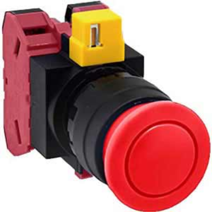 Ảnh của Nút nhấn nhả không đèn IDEC HW1B-M302R-MAU D22 2NC (Đỏ)