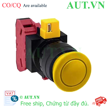 Ảnh của Nút nhấn nhả không đèn IDEC HW1B-M301Y-MAU D22 1NC (Vàng)