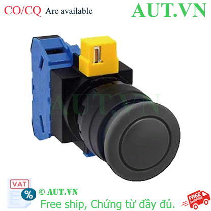 Ảnh của Nút nhấn nhả không đèn IDEC HW1B-M310B D22 1NO (Đen)