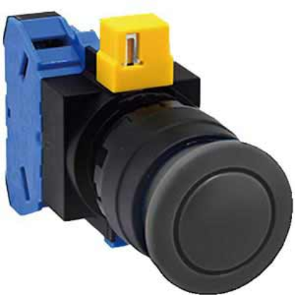 Ảnh của Nút nhấn nhả không đèn IDEC HW1B-M310B D22 1NO (Đen)