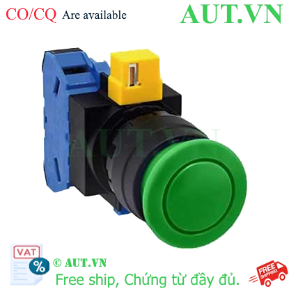 Ảnh của Nút nhấn nhả không đèn IDEC HW1B-M310G D22 1NO (Xanh)