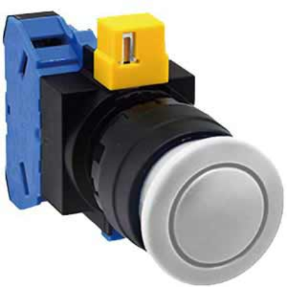 Ảnh của Nút nhấn nhả không đèn IDEC HW1B-M310W-MAU D22 1NO (Trắng)