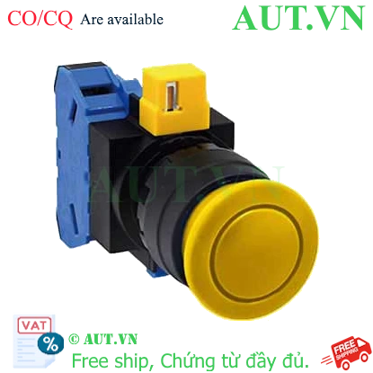 Ảnh của Nút nhấn nhả không đèn IDEC HW1B-M310Y-MAU D22 1NO (Vàng)