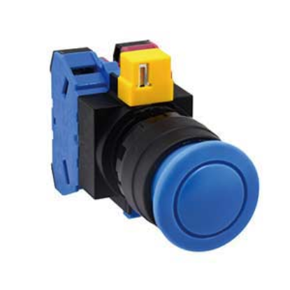 Ảnh của Nút nhấn nhả không đèn IDEC HW1B-M311S D22 1NO+1NC (Xanh)