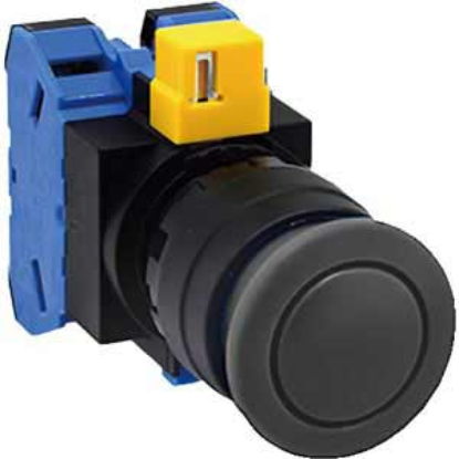 Ảnh của Nút nhấn nhả không đèn IDEC HW1B-M320B-MAU D22 2NO (Đen)