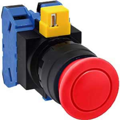 Ảnh của Nút nhấn nhả không đèn IDEC HW1B-M320R-MAU D22 2NO (Đỏ)