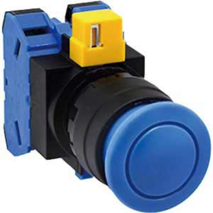 Ảnh của Nút nhấn nhả không đèn IDEC HW1B-M320S-MAU D22 2NO (Xanh)