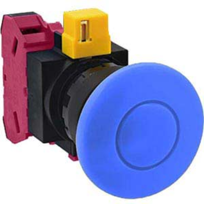 Ảnh của Nút nhấn nhả không đèn IDEC HW1B-M401S-MAU D22 1NC (Xanh)