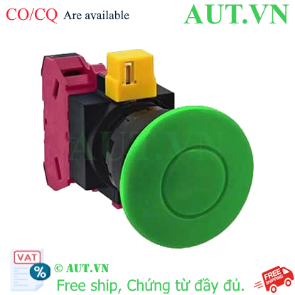 Ảnh của Nút nhấn nhả không đèn IDEC HW1B-M401G-MAU D22 1NC (Xanh)