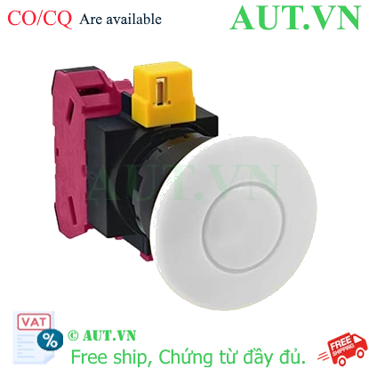 Ảnh của Nút nhấn nhả không đèn IDEC HW1B-M401W D22 1NC (Trắng)