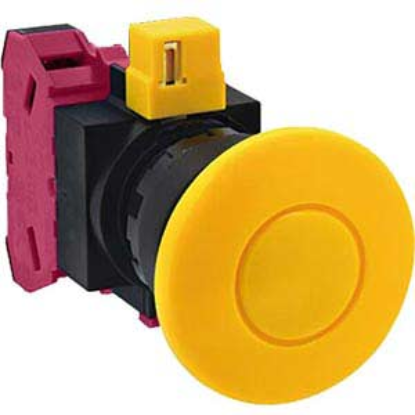 Ảnh của Nút nhấn nhả không đèn IDEC HW1B-M401Y-MAU D22 1NC (Vàng)