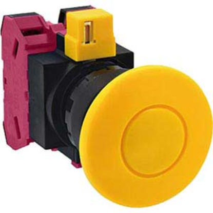 Ảnh của Nút nhấn nhả không đèn IDEC HW1B-M402Y-MAU D22 2NC (Vàng)