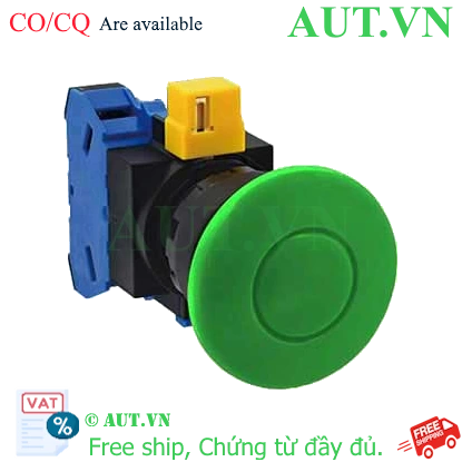 Ảnh của Nút nhấn nhả không đèn IDEC HW1B-M410G D22 1NO (Xanh)