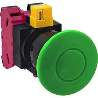 Ảnh của Nút nhấn nhả không đèn IDEC HW1B-M411G-MAU D22 1NO+1NC (Xanh)